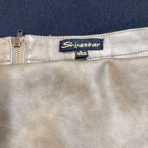 Shinestar Silver-Toned Skirt